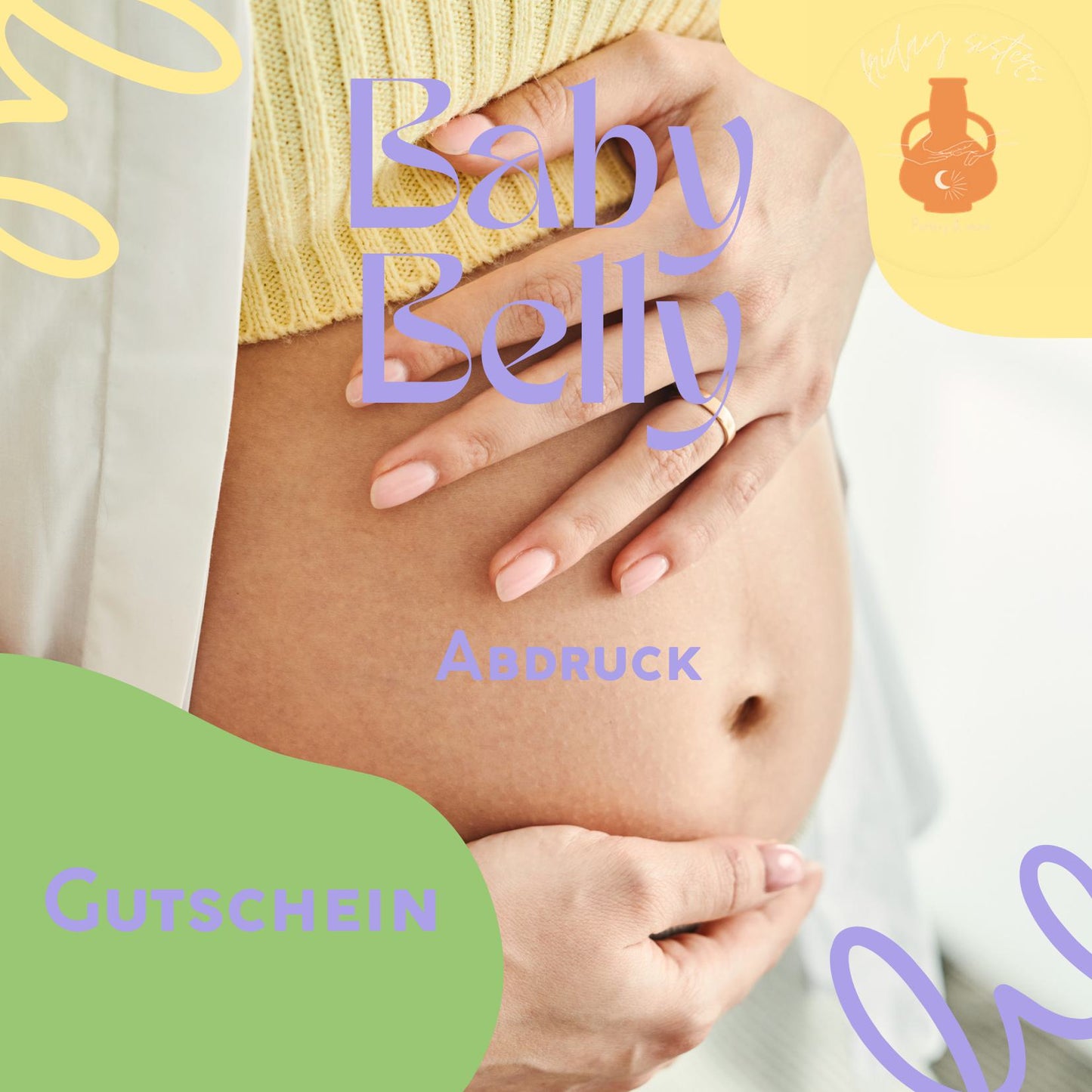 Gutschein Baby Belly Abdruck