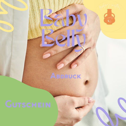 Gutschein Baby Belly Abdruck